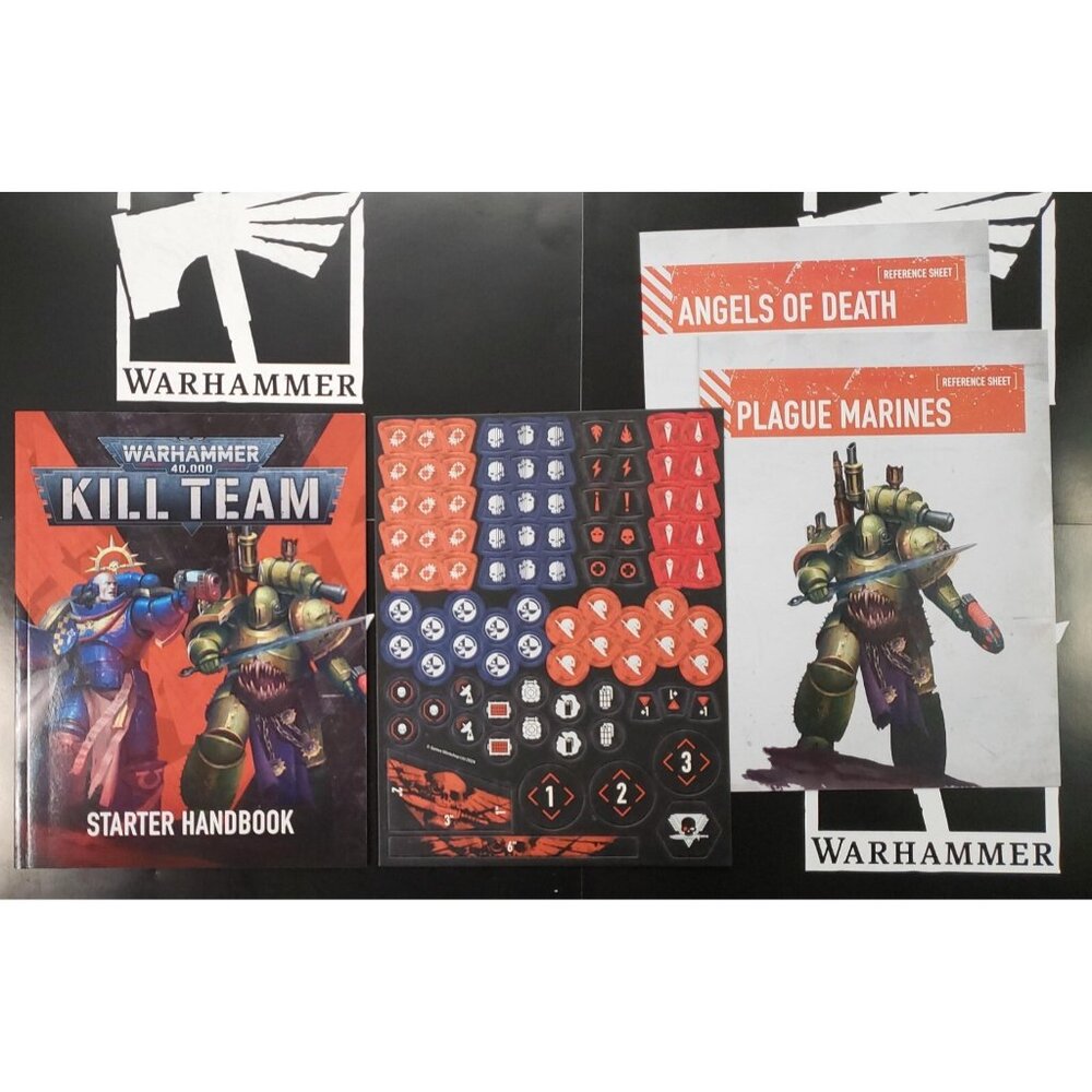 Warhammer 40k Kill Team Bits Core Set Rules Booklet Tokens Reference Cards